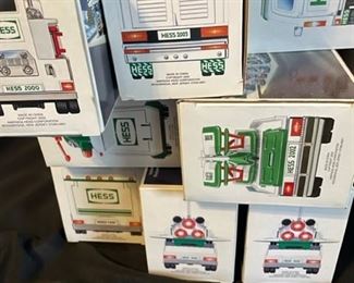 Nice selection of Hess trucks. 