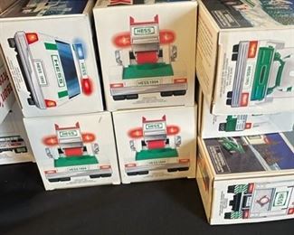 Nice selection of Hess trucks.