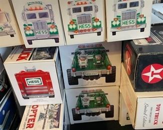 Nice selection of Hess trucks.