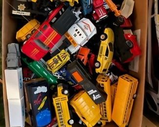 More cars and trucks. 