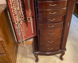 Jewelry armoire.