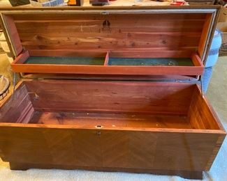 Cedar hope chest.