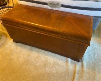 Cedar hope chest.