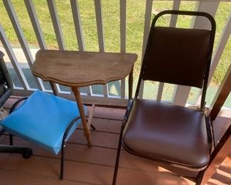 Small pieces of furniture