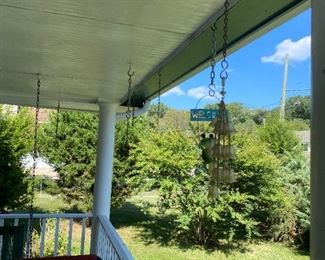Wind chimes. 