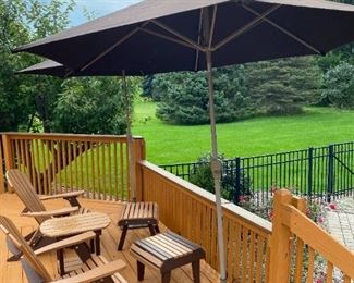 Patio Umbrellas (2)                                                                         Please note: This item may be sold ahead of the Sale