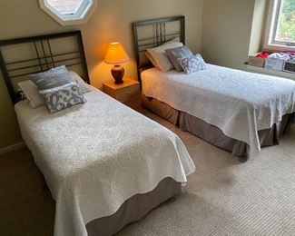 Matching Twin Beds (2)