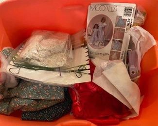 Sewing fabric/patterns, etc.