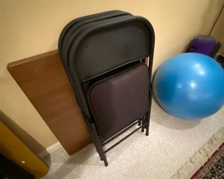 Card Table w/ 4 Padded Chairs