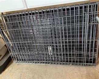 Single Door Folding Wire Dog Crate
