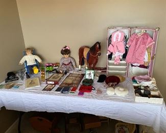 American Girl dolls and accessories