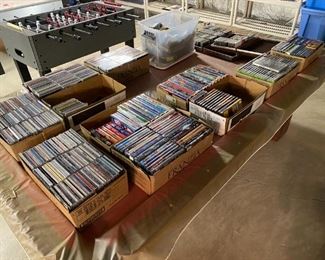 CD's/DVD's/VHS and Cassettes 