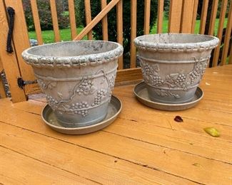 Large Decorative Flower Pots