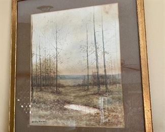 Watercolor by Sidney Morrison