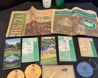 Vintage Masters Memorabilia Featuring 1977 Practice Round Badge & 1964 Augusta Chronicle https://ctbids.com/estate-sale/17888/item/1780279