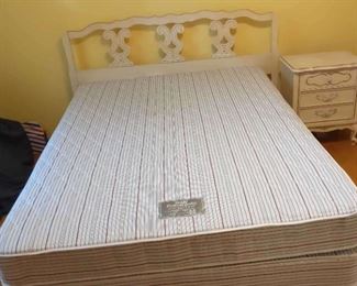 French Provincial Style Headboard And Nightstand https://ctbids.com/estate-sale/17888/item/1780471