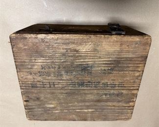 Type 99 box with original Iwo Jima photo graphs and battle map