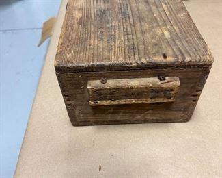 Type 99 box with original Iwo Jima photo graphs and battle map