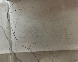 Battlefield map of Iwo Jima