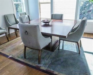 Upholstered dining chairs