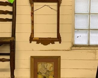 18th Century mirror frame (needs repair)