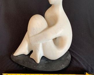 Marble sculpture on base (attached). Artist name to come…