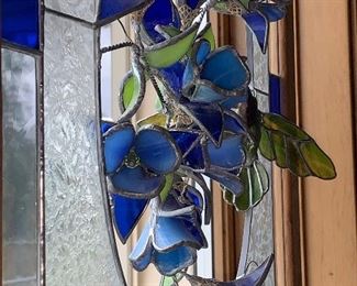 Dimensional custom stained glass art 