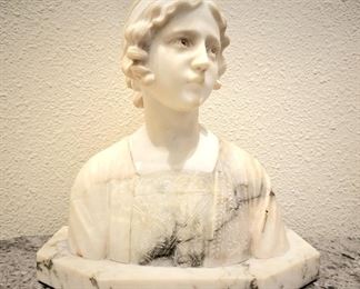 Hand-carved Marble Bust #24
