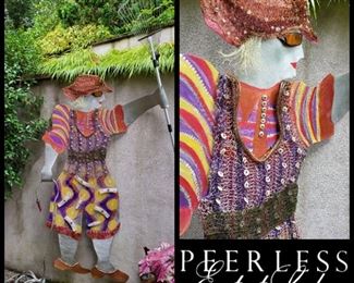 "Kinked Hose" 2010 garden art by Portland artist BONNIE METZER $595 or bid #19