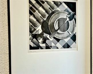 lithograph "Ten Spoons" #15/85 1979 $85 or bid #42