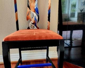 From the White Bird Gallery in Canon Beach, OR "Mis Disculpis a Picasso" by Oregon artist JULIE ANN SMITH $250 or bid #14