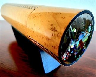 Birdseye maple handheld Kaleidoscope by MARK & CAROL REYNOLDS of Austin, TX www.kaleidovisions.com #4