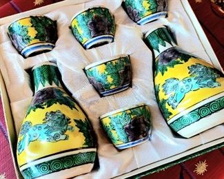 Japanese Double Bottle Sake Set