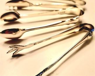 Silver Sugar Tongs