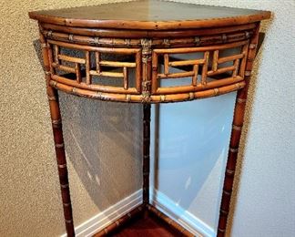Bamboo Corner Table