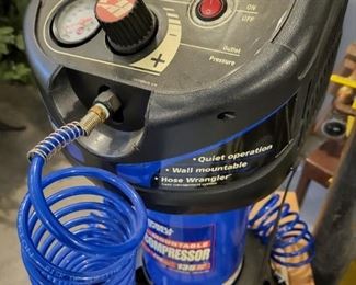 wall mountable Air Compressor $65 or bid #48
