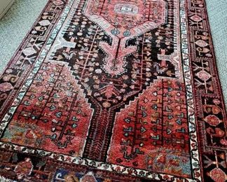 5x10 Wool Semi-Antique Touserkan Persian Rug hand- knotted in IRAN $850 or bid #87