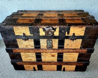 Vintage Steamer Trunk $125 or bid #59