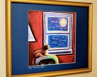 "My Favorite Spot" by Portland artist TEENA WOOD $69 or bid #72