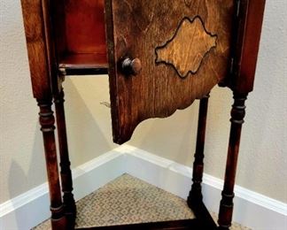 Vintage Smoke Stand / Tobacco Cabinet