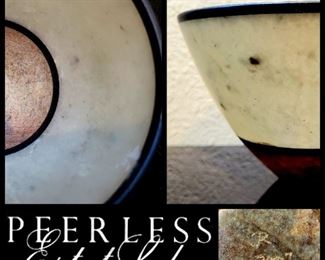 Hand-turned stone vessel 2007 $120 or bid #85