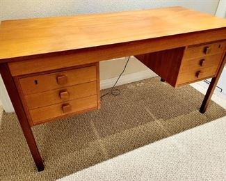 Mid-Century Modern 6-drawer Desk $325 or bid #99
