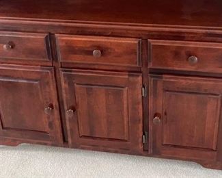 Cherry Canadel Display Hutch