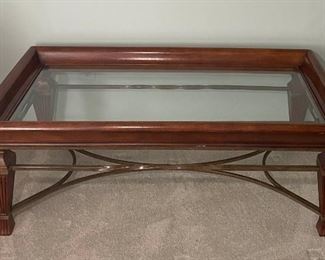 Glass Top Coffee Table