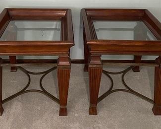 Glass Top End Tables