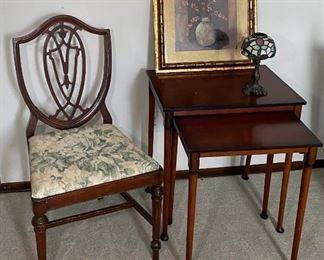 Nesting Tables with Chair