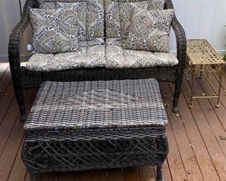 Outdoor Loveseat with Cushions