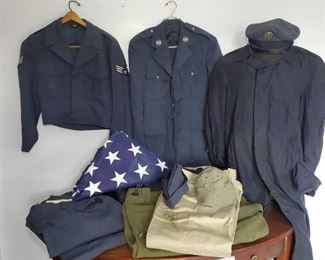 Vintage Air Force Uniforms