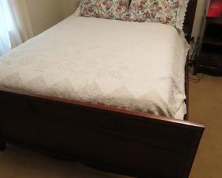 FULL SIZE BED.