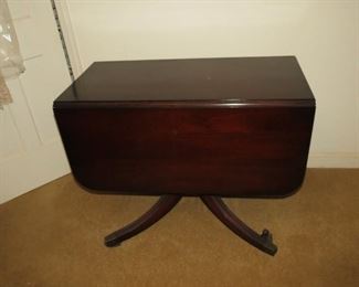 VERY NICE BRANDT DROP LEAF TABLE.